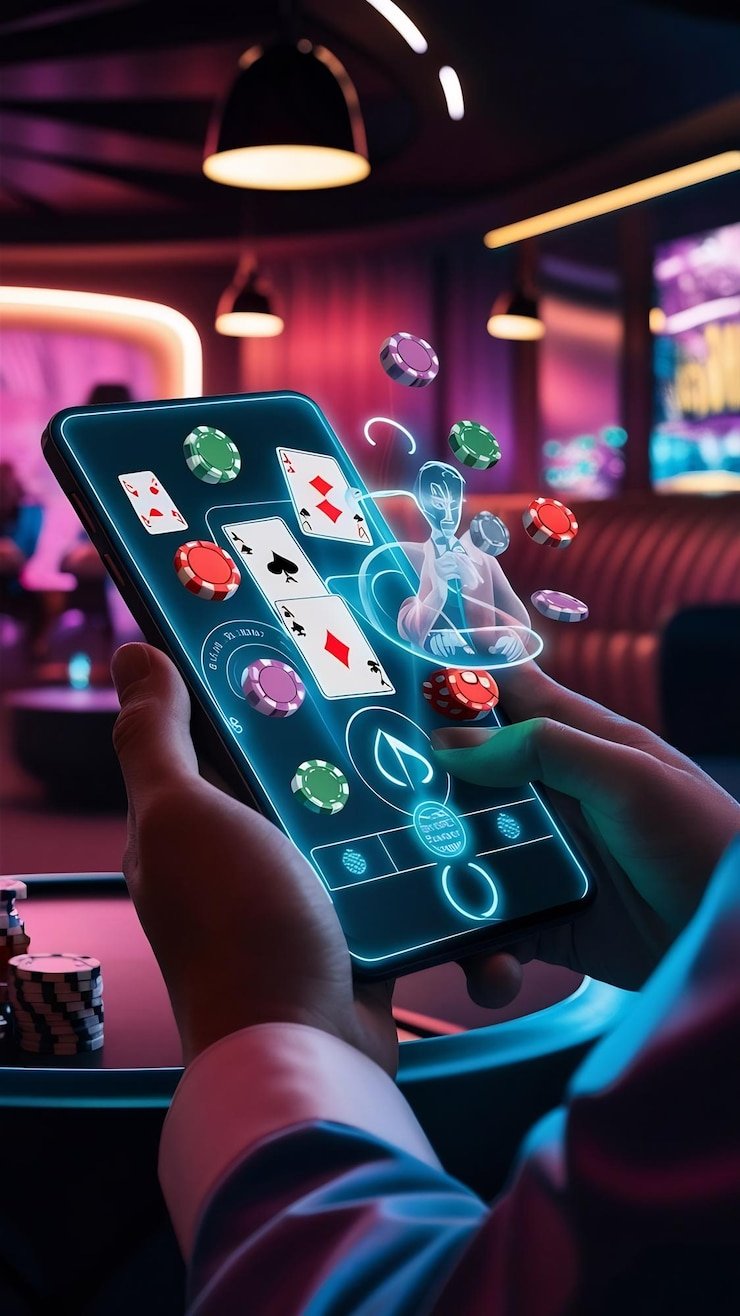 Live dealer hosting Ninja vs Samurai game on apk jayaslot studio